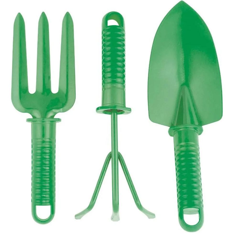 Kit Jardinagem 3 Peças - Conjunto Ferramentas Para Jardim Western