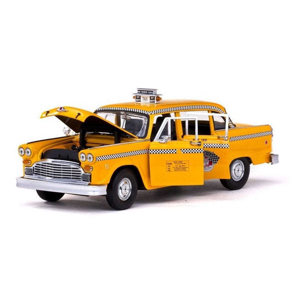 Miniatura Táxi Americano New York Checker 1981 Sun Sta 1/18