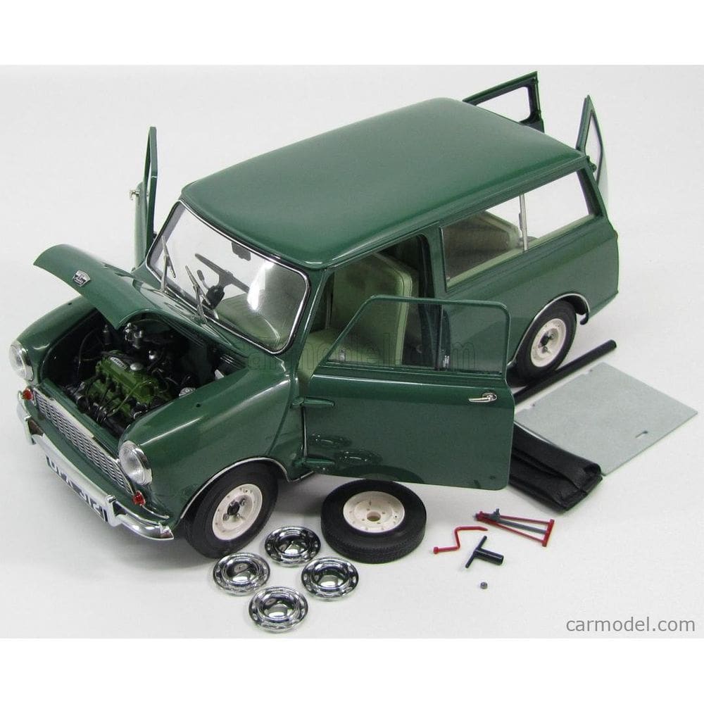 Miniatura Sun Star Austin Mini Countryman 1963 1/12 Detalhad