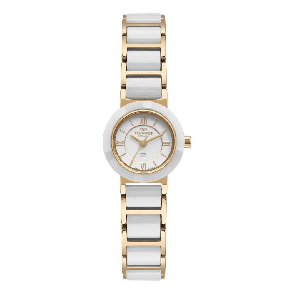 Relógio Technos Feminino Ceramic-saphire Dourado - 2035lwf-1b 2035lwf-1b