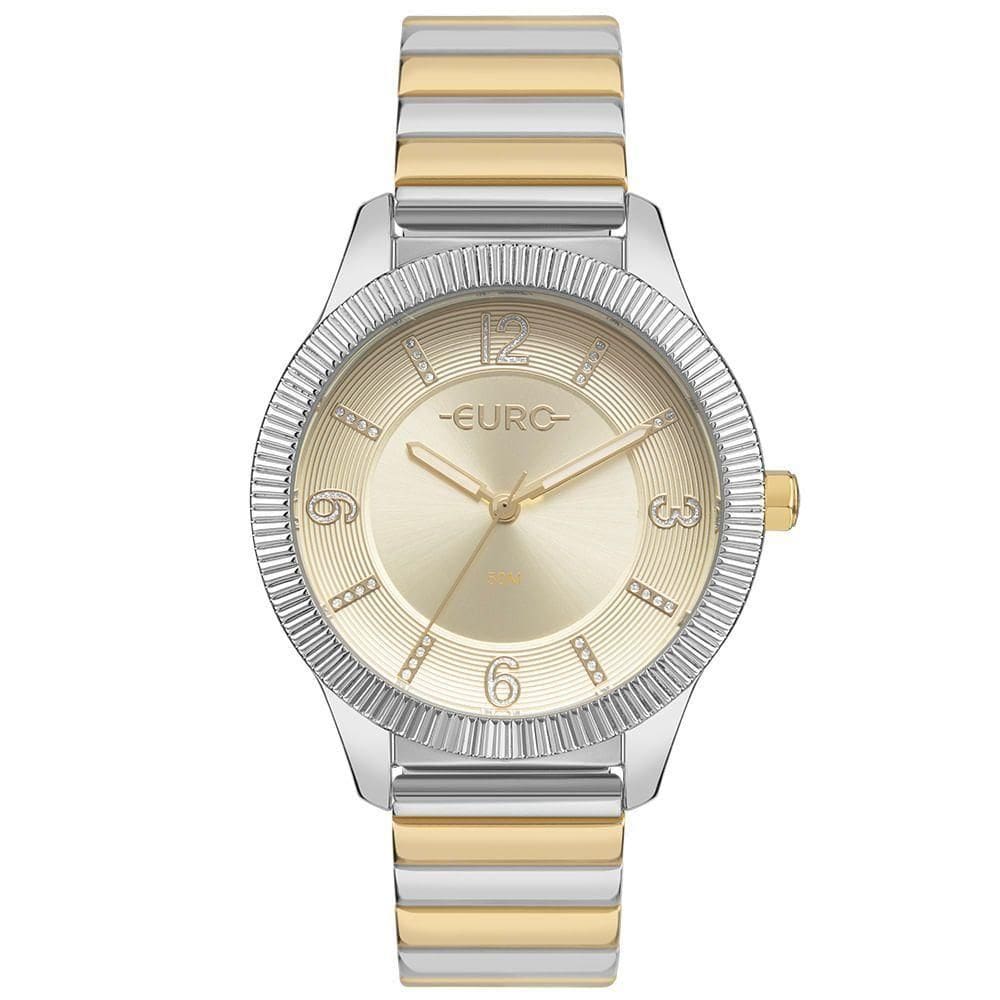 Relógio Euro Feminino Glitz Bicolor - Eu2036yuw-4d