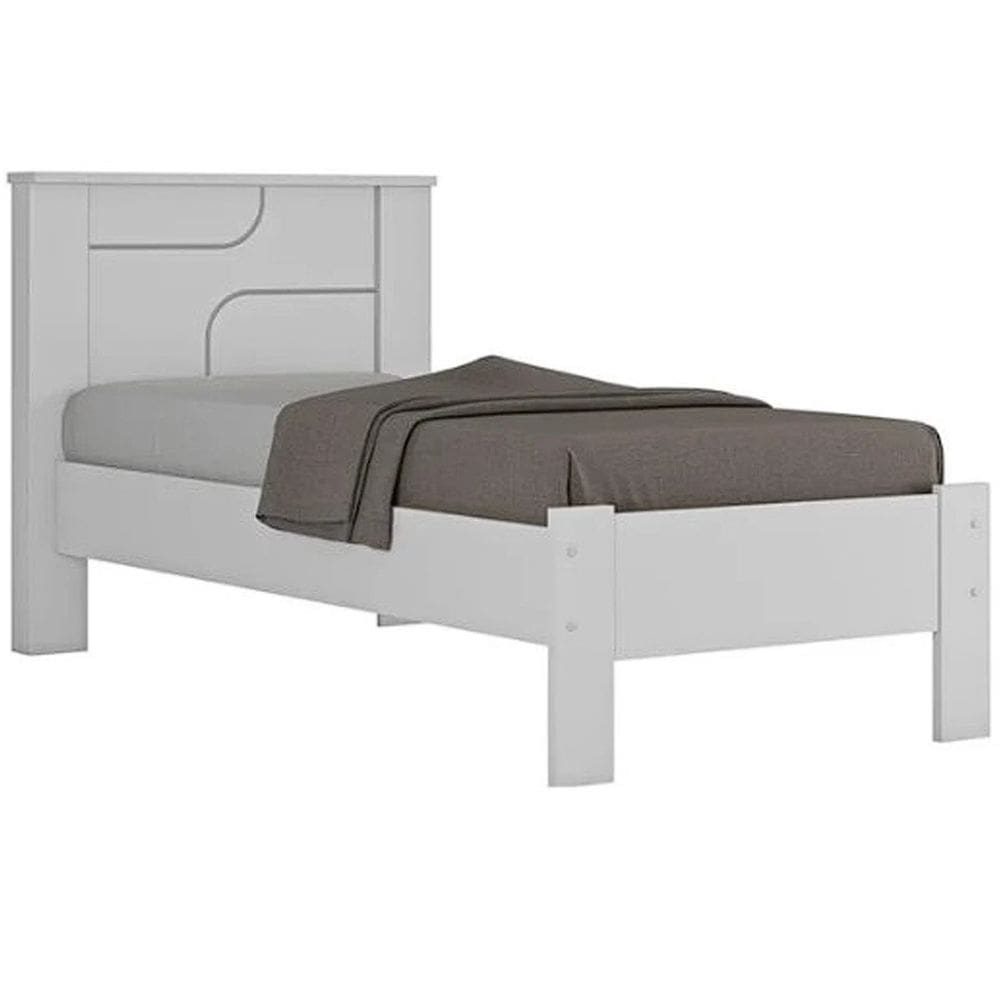 Cama Perola SEM Cama Auxiliar Solteiro Conquista Cor Branco
