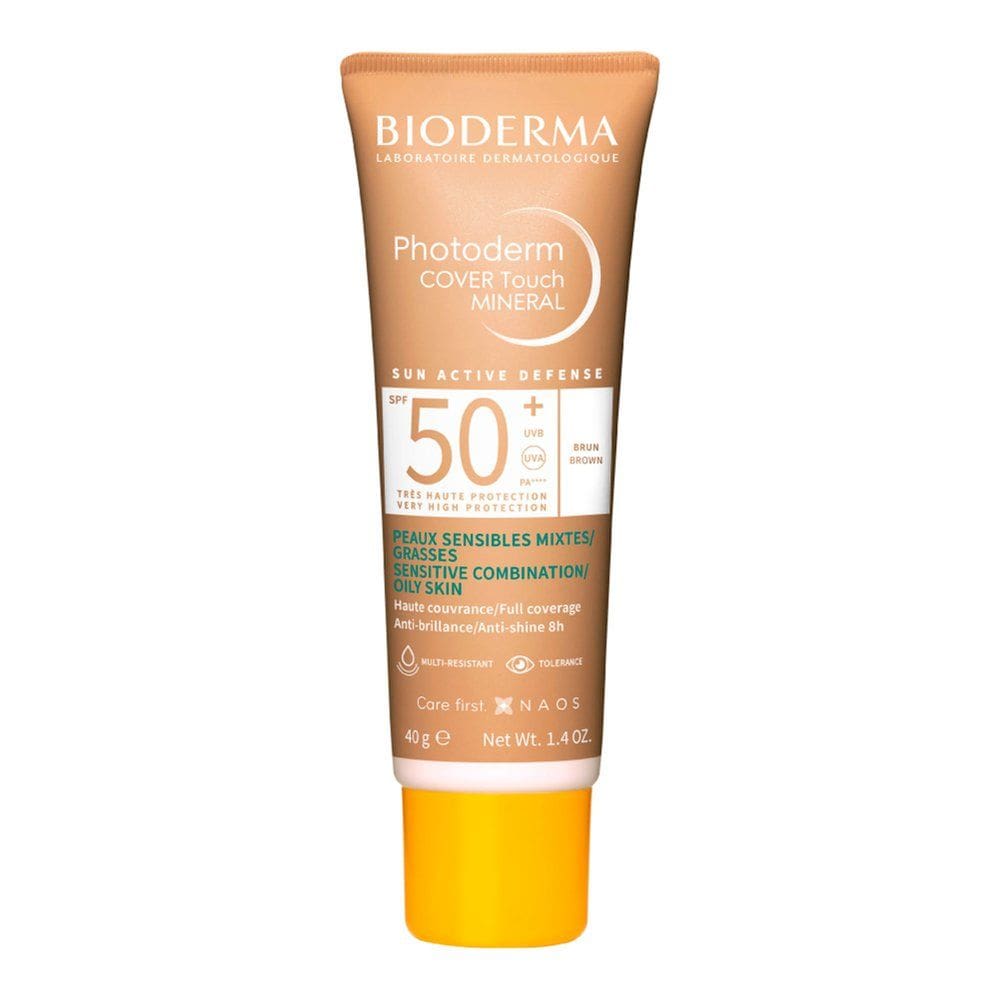 Bioderma Photoderm Cover Touch Mineral FPS 50+ Cor 4.0 Protetor Solar com Cobertura Total 40g