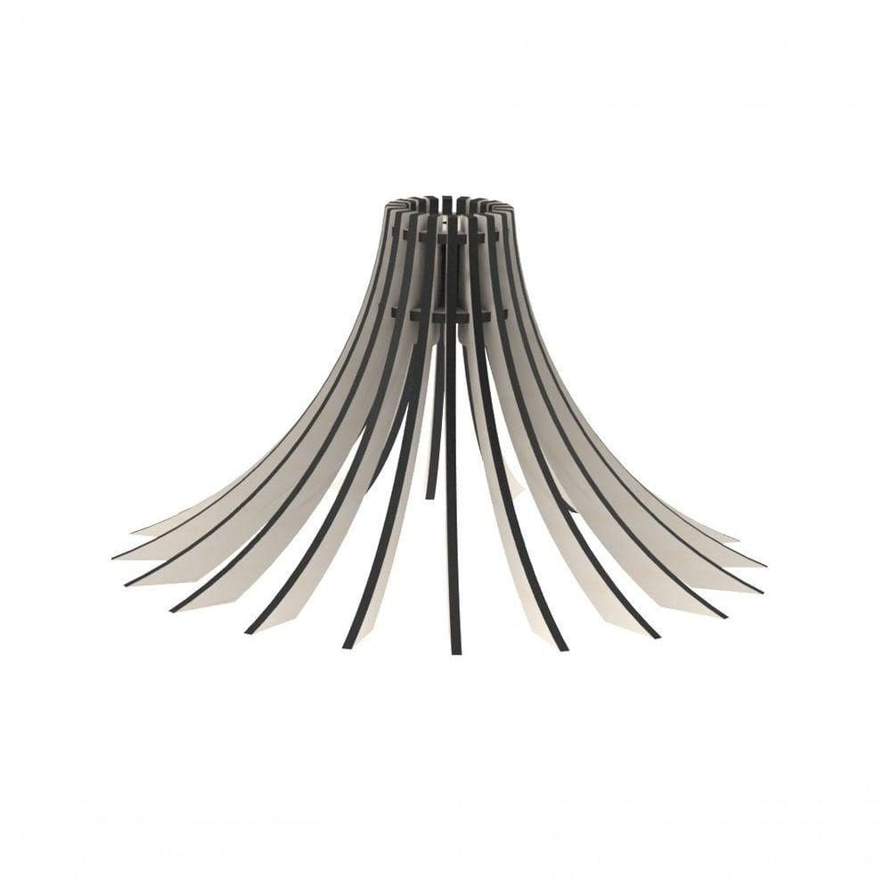 Luminária Teto Tipo Pendente Dalia Mdf - Completa Cor: Mdf Cru
