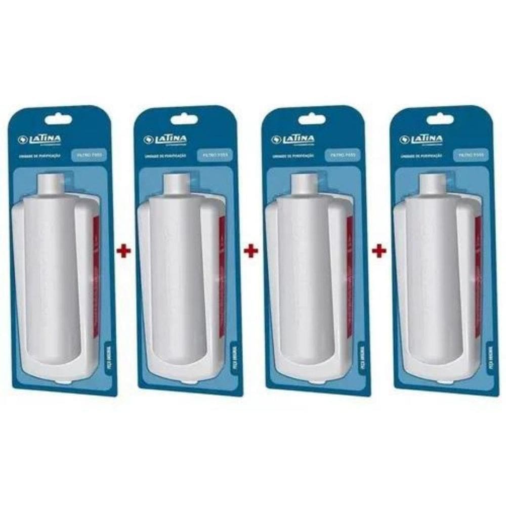 4 Refil Filtro Vela Latina Puritronic Pa355 Pa335 P355