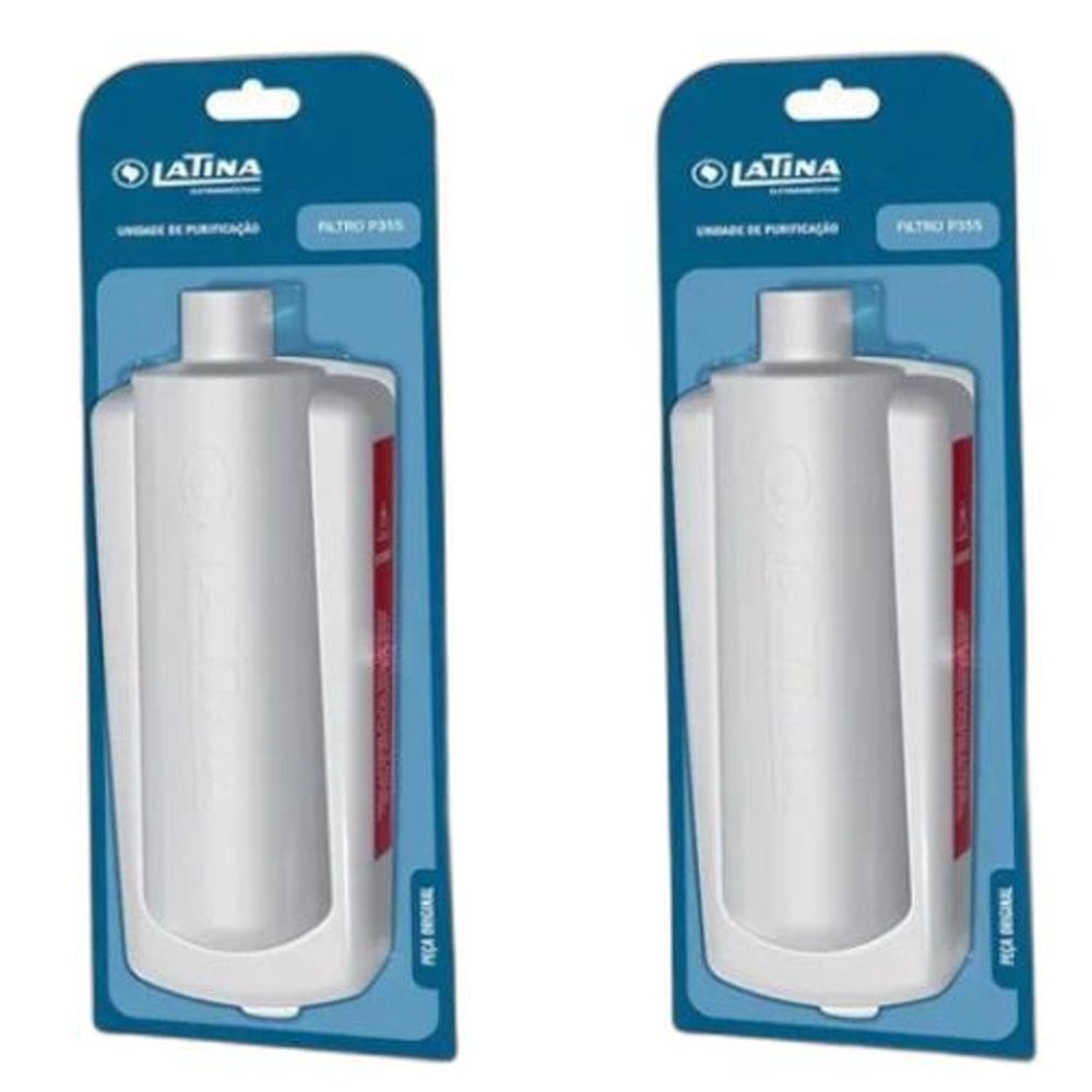 2 Refil Filtro Latina P355 Pa355 Xpa375 Puritronic Puriice