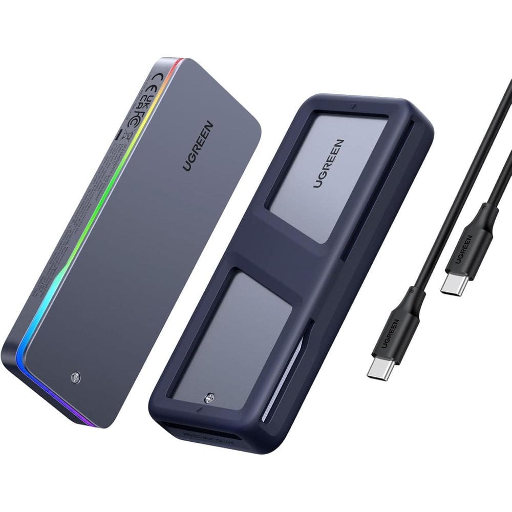 Ugreen Gen2 Case Externa Ssd M.2 Nvme Sata 20 Gbps Usb C 3.2