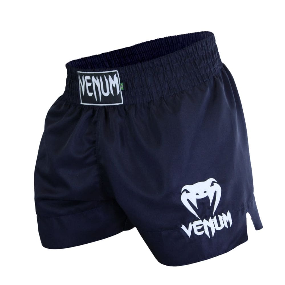 Short Muay Thai Venum Classic - Azul Marinho
