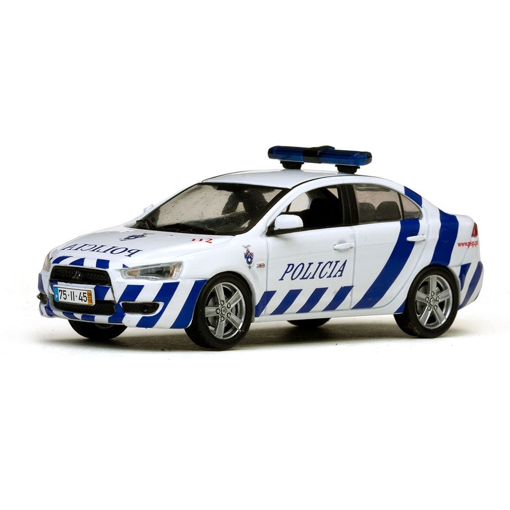 Miniatua Policia Portugal Mitsubishi Lancer 1/43 Vitesse