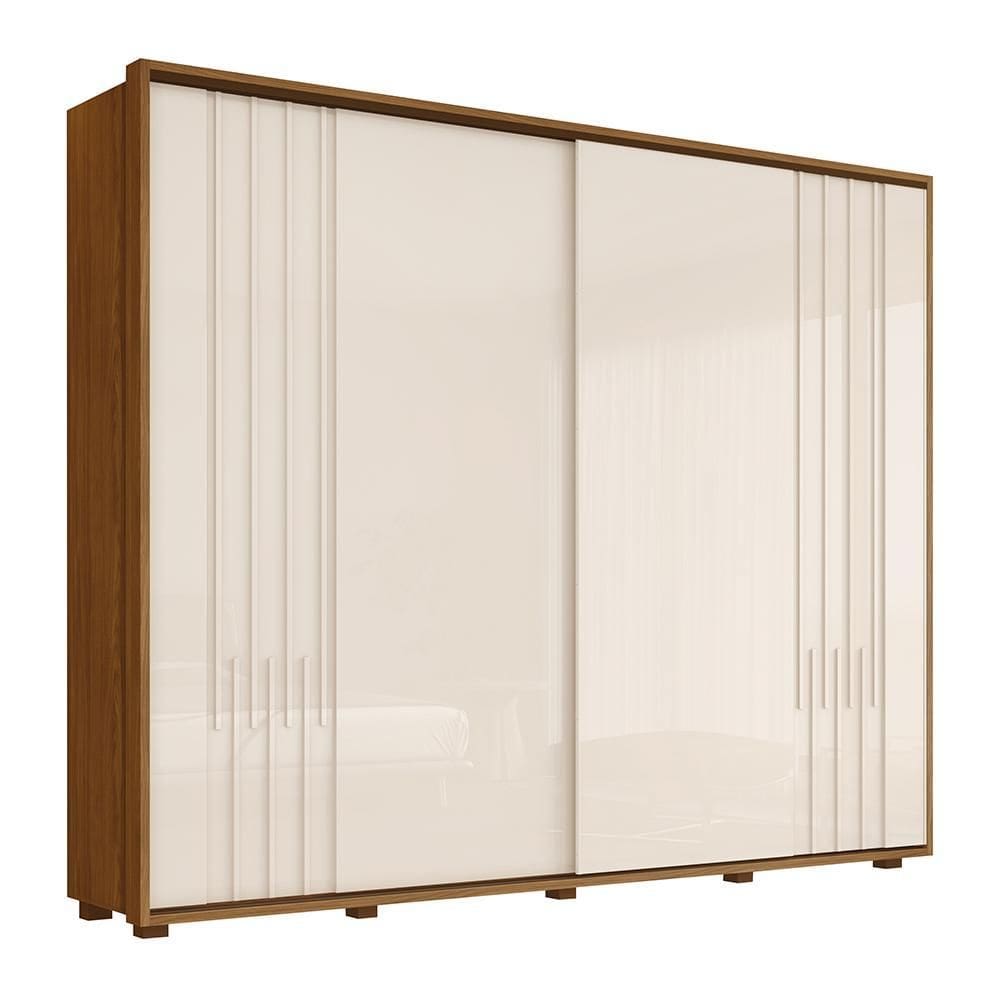 Guarda Roupa Casal Vicenza Ripado 2 Portas Deslizantes - Móveis Henn