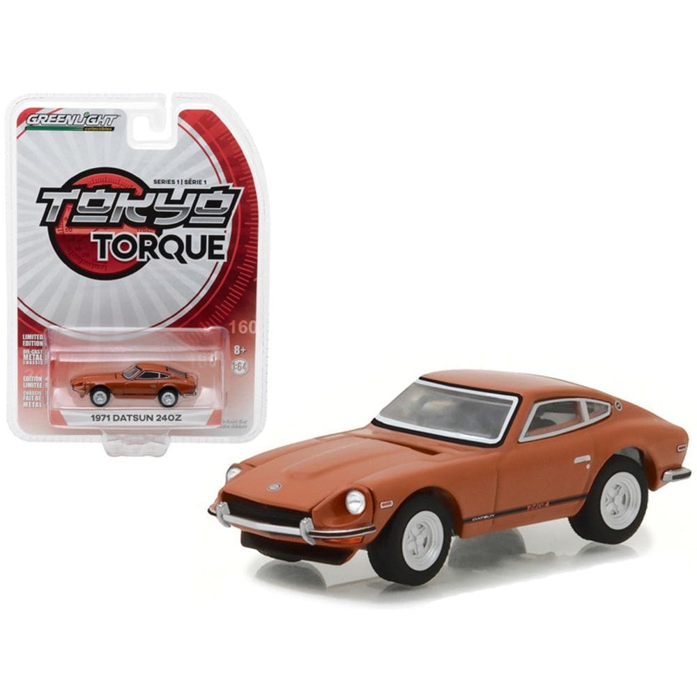 Miniatura Greenlight Datsun 240Z-918 Tokyo S1 1971 1/64