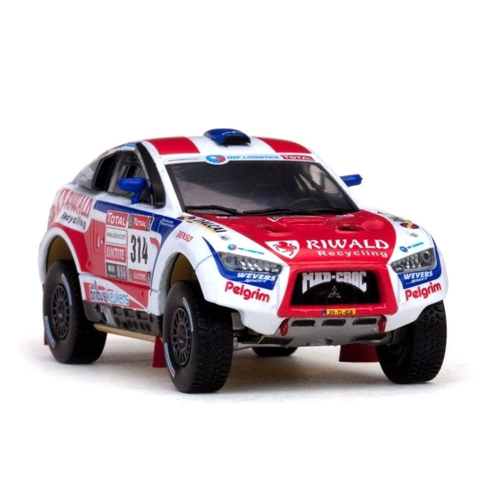 Miniatura Rally Mitsubishi #314 T.BRINKE 2012 1/43 Metal
