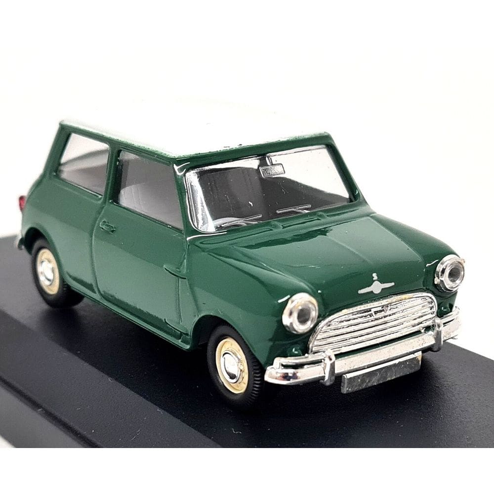 Miniatura Mini Morris Cooper S 1963 1/43 Verde/Vermelho