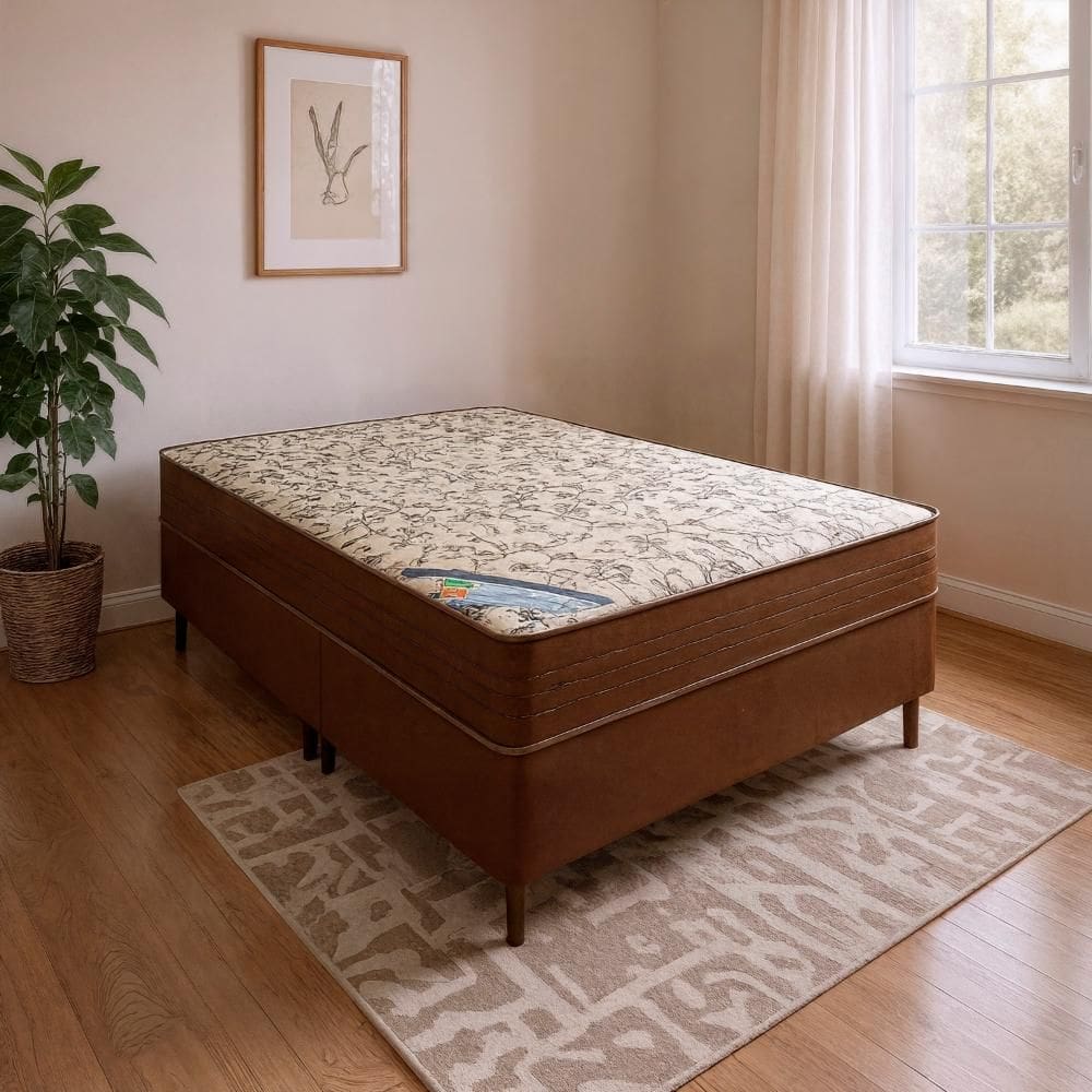 Colchão King Molas Ensacadas Baker + Base 193x203x62