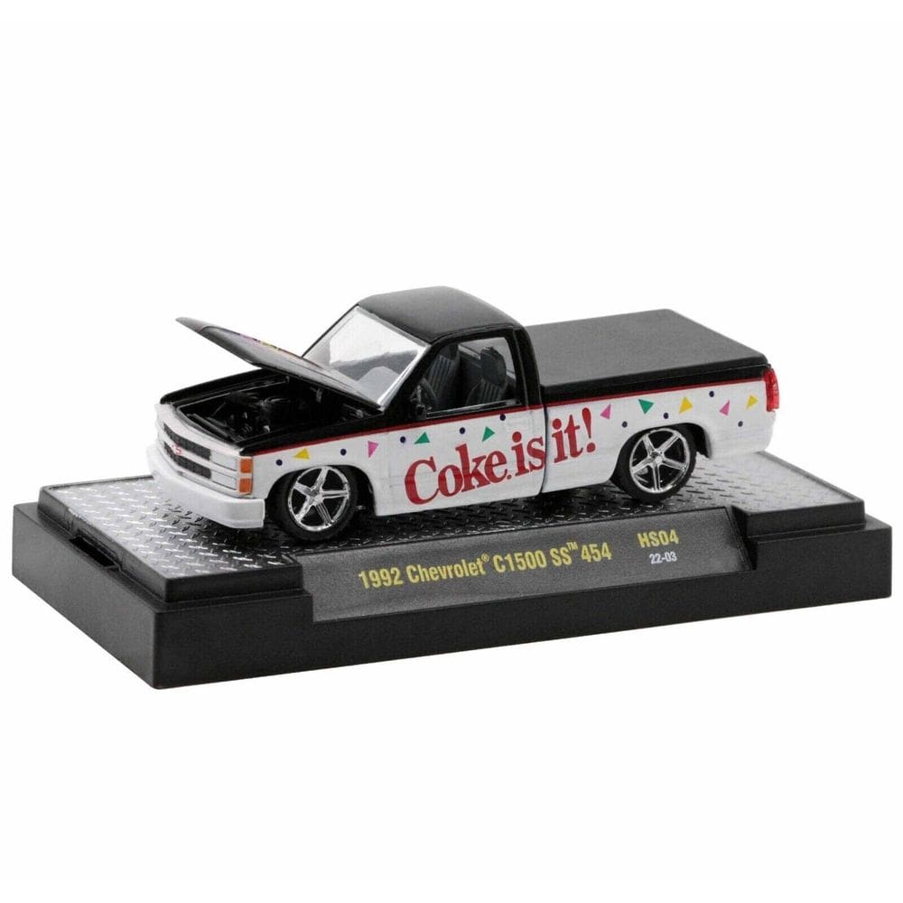 Miniatura 1/64 M2 Machines Chevrolet C1500 SS 454 Coca Cola