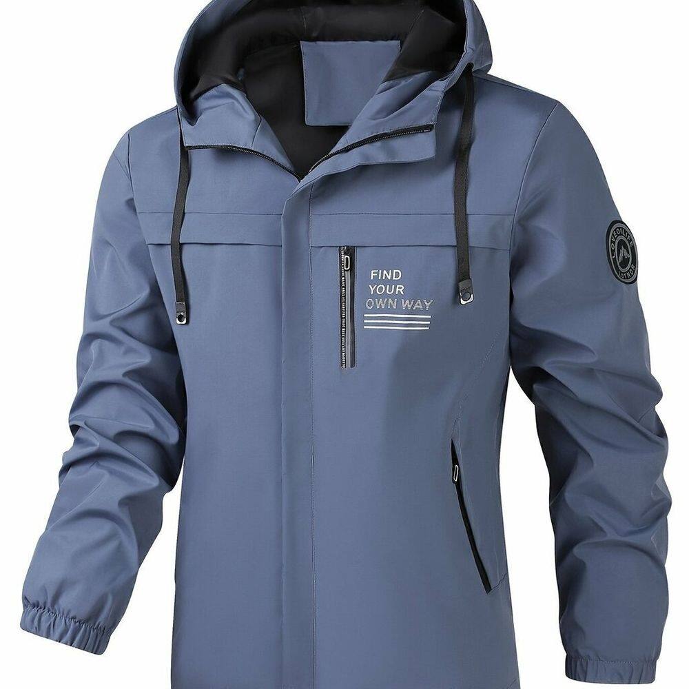 Jaqueta Corta-Vento com Capuz Masculina ElaShopp