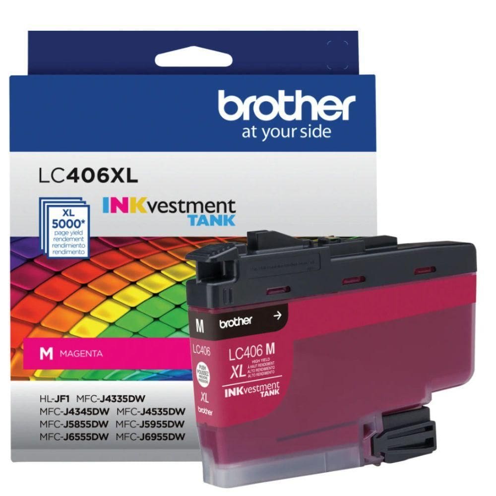 Cartucho de Tinta Brother Magenta - LC406XLMS