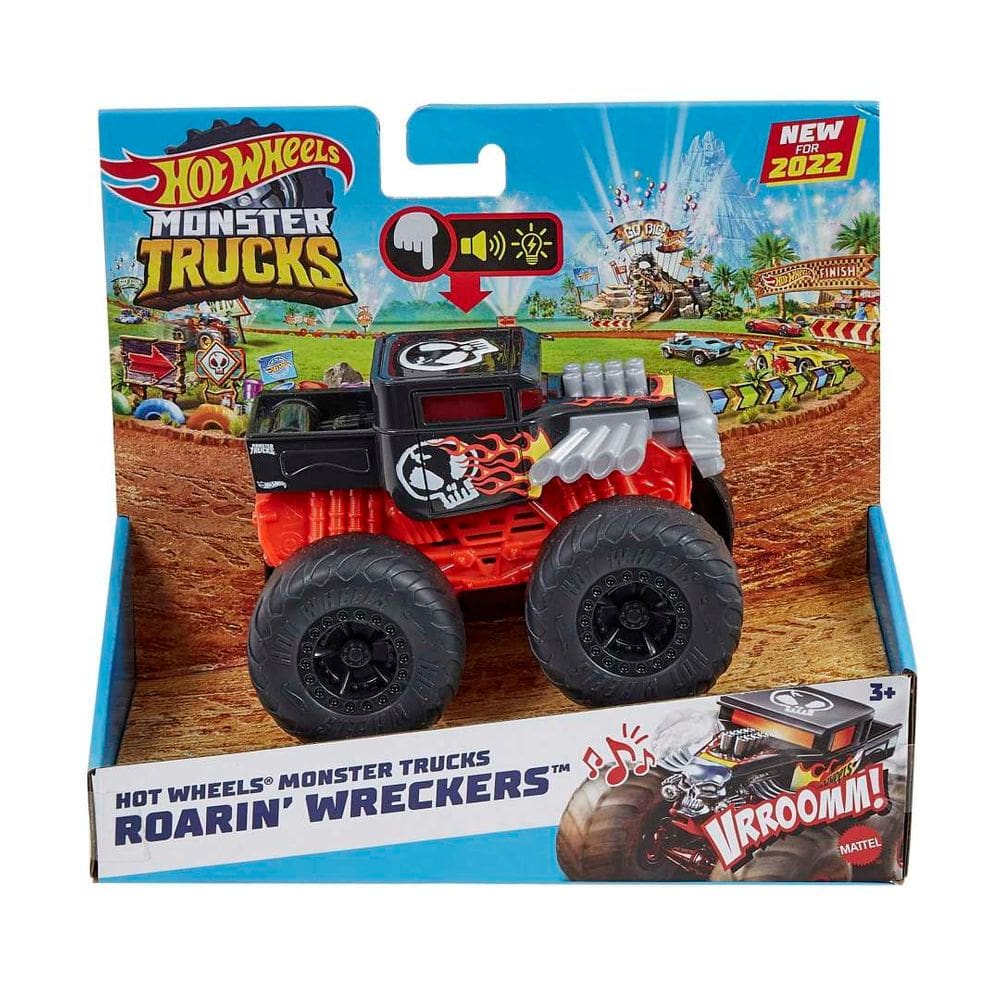 Miniaturas Hot Wheels Monster Trucks Roarin Wreckers Bone