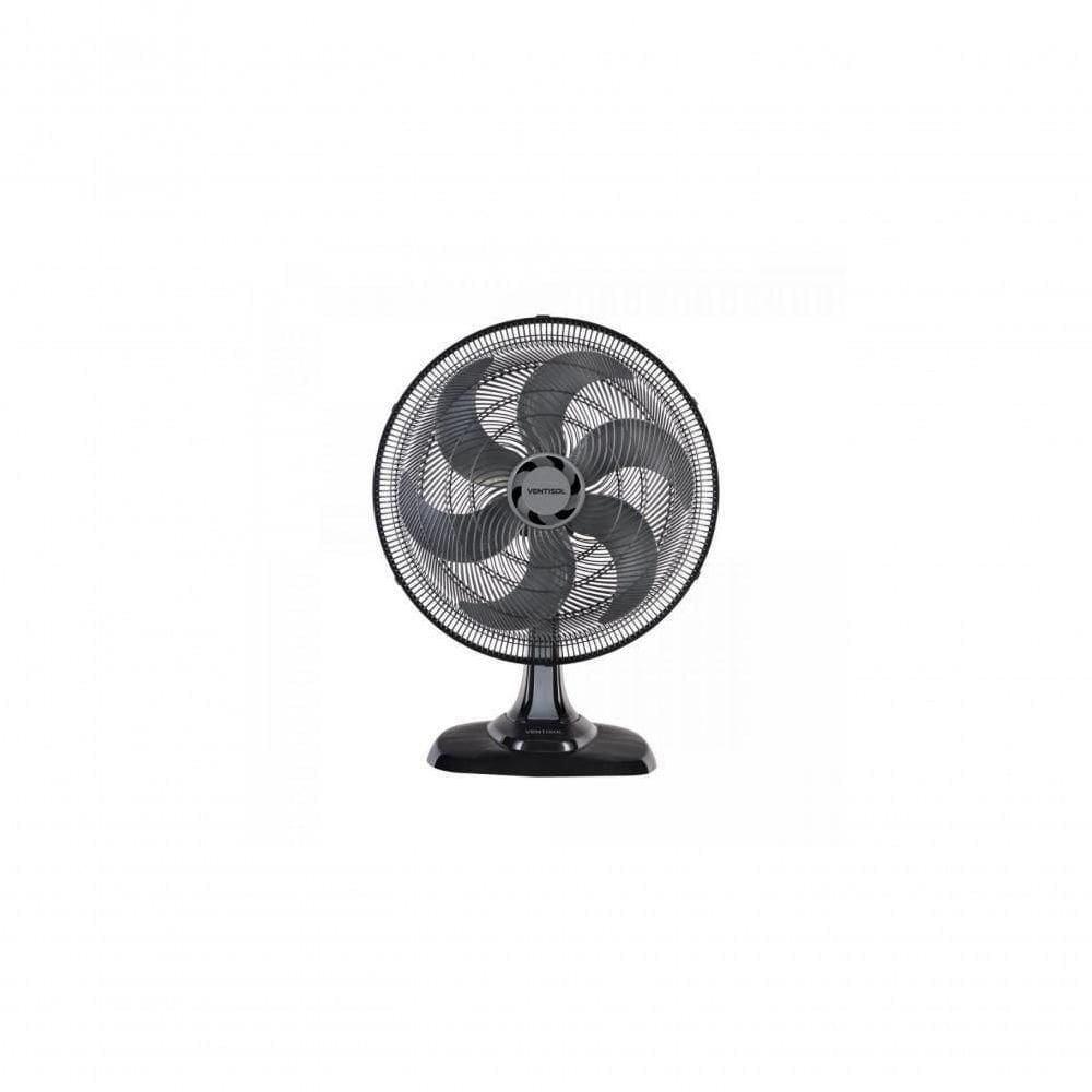 Ventilador De Mesa 50Cm 220V Turbo6 Preto Ventisol