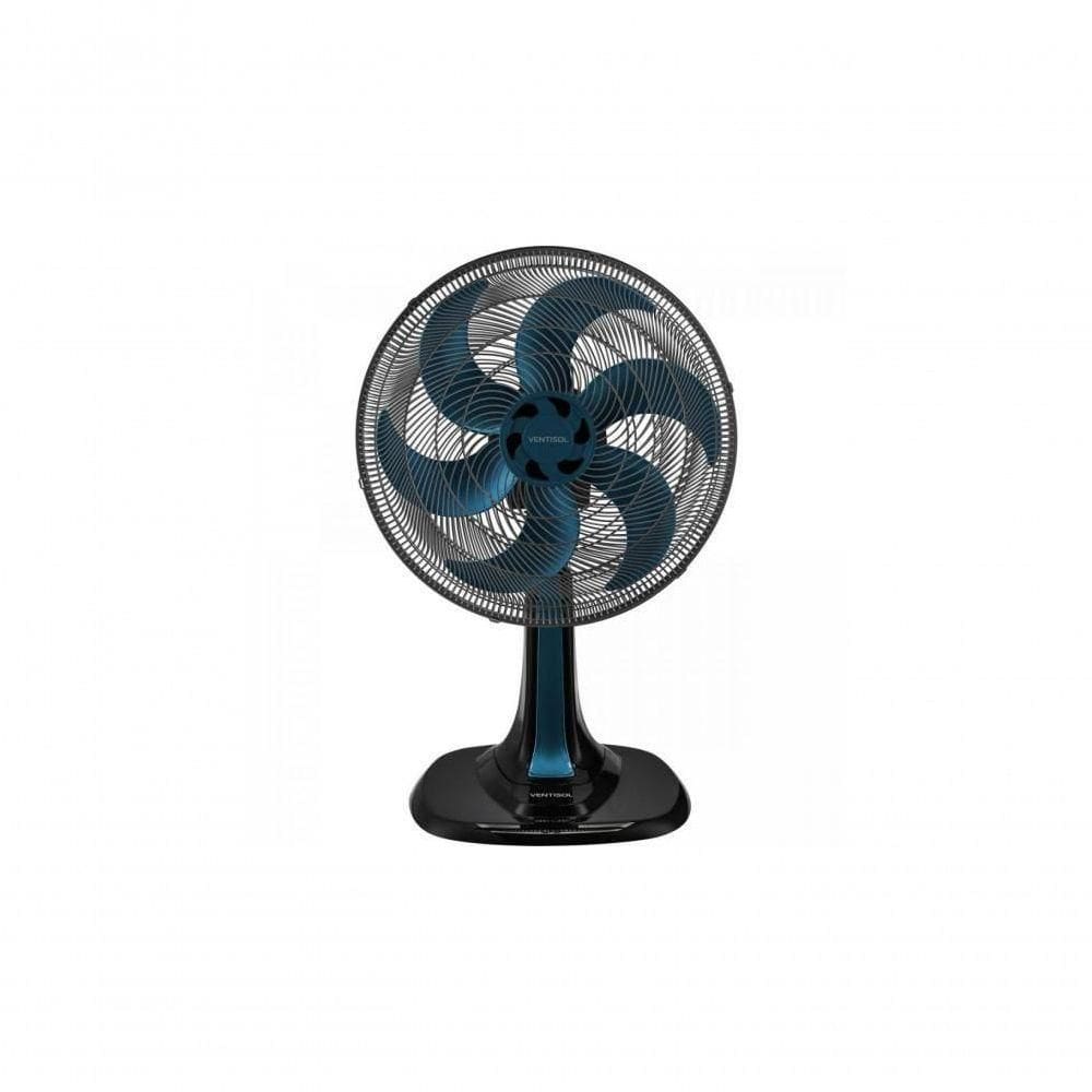 Ventilador De Mesa 30Cm 220V Turbo6 Azul Ventisol