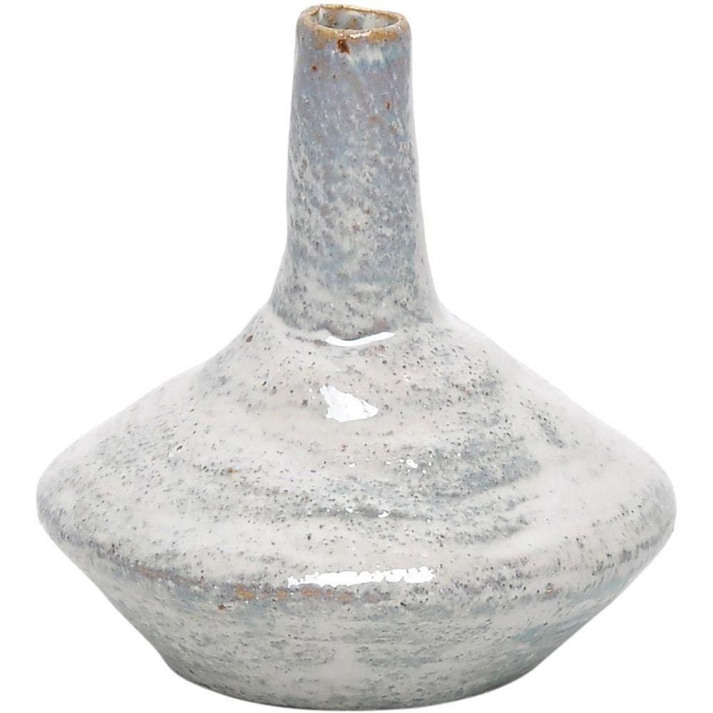 Sia Garrafa Decorativa 15X14X14Cm Cerâmica Cinza
