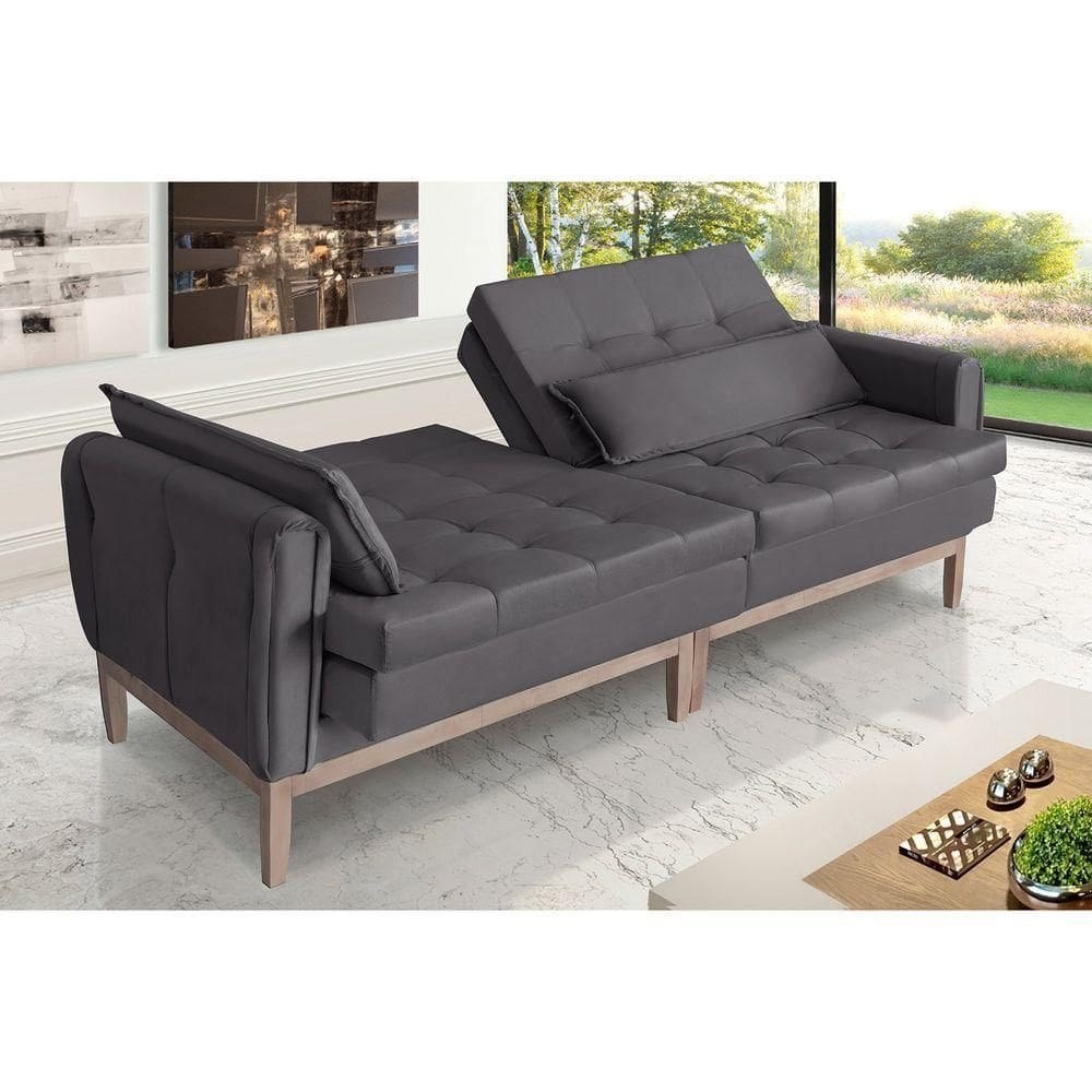 Sofá Cama Rivieira 2,30m-chumbo