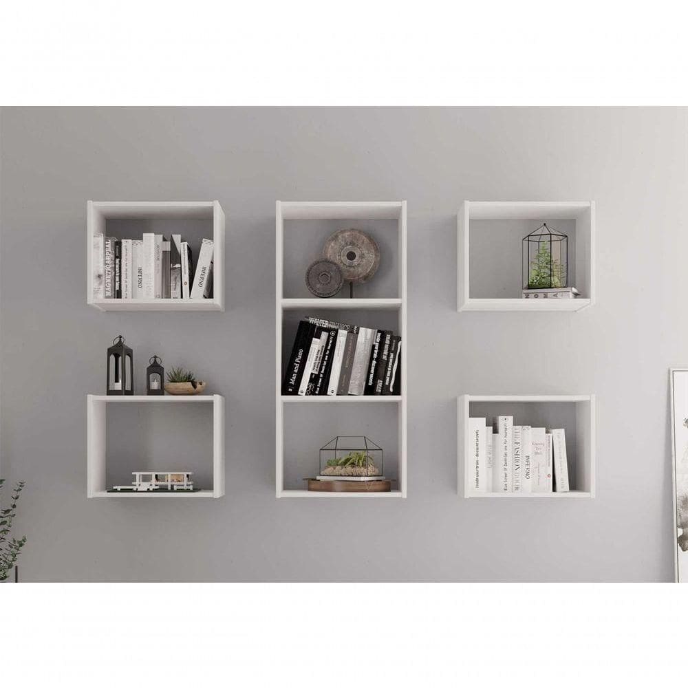 Kit Nichos 7 Compartimento Canada Branco