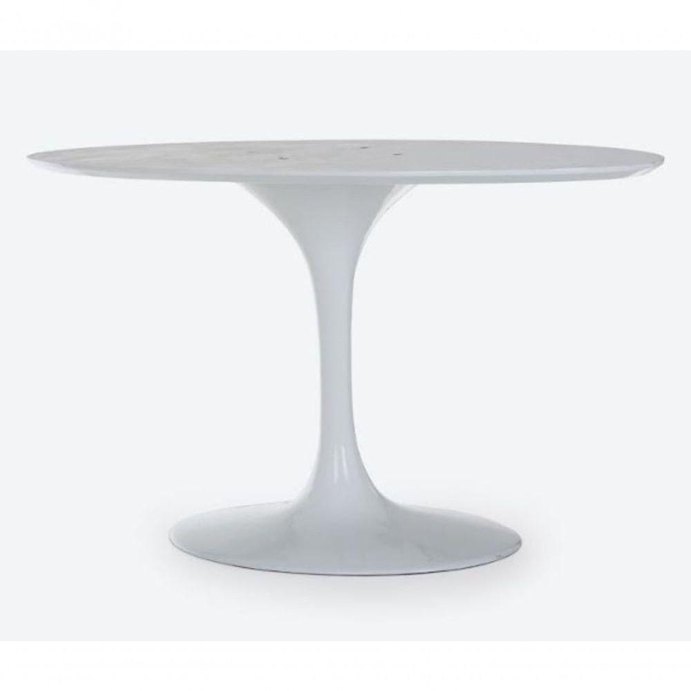 Base De Mesa De Jantar Saarinen Oval Branca