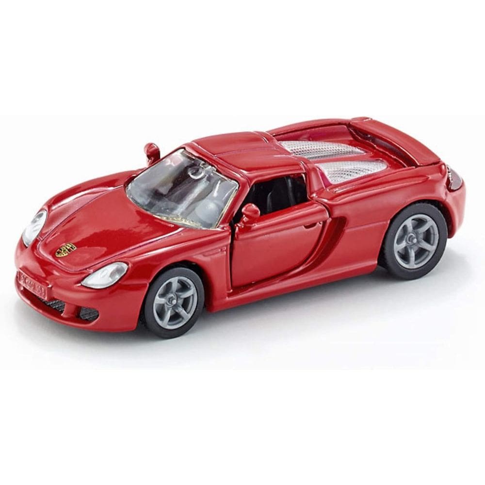 Miniatura Siku Porsche Carrera GT Vermelho Pneus Em Borracha