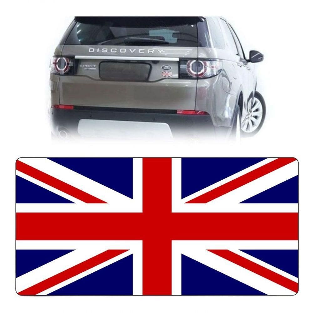 Adesivo Resinado Bandeira Land Rover Reino Unido Inglaterra Vermelho