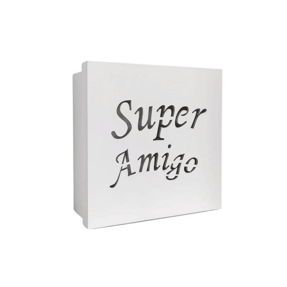Caixas Personalizadas Brancas 100% Mdf (17x17x07) Super Amigo