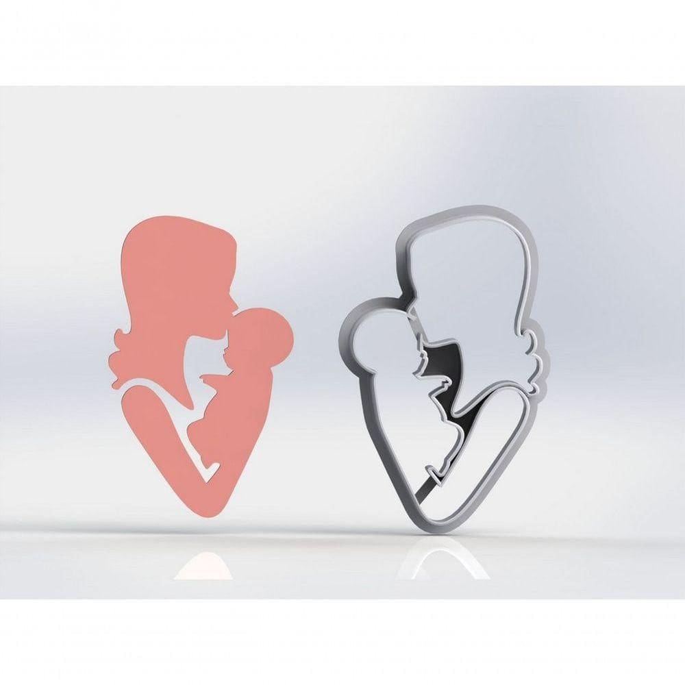 Cortador Mãe - Com Bebe No Colo 4 Cm