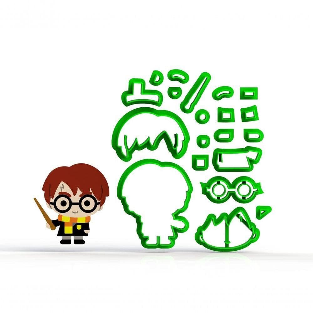 Cortador Harry Potter Cute Corpo Modular 5 Cm