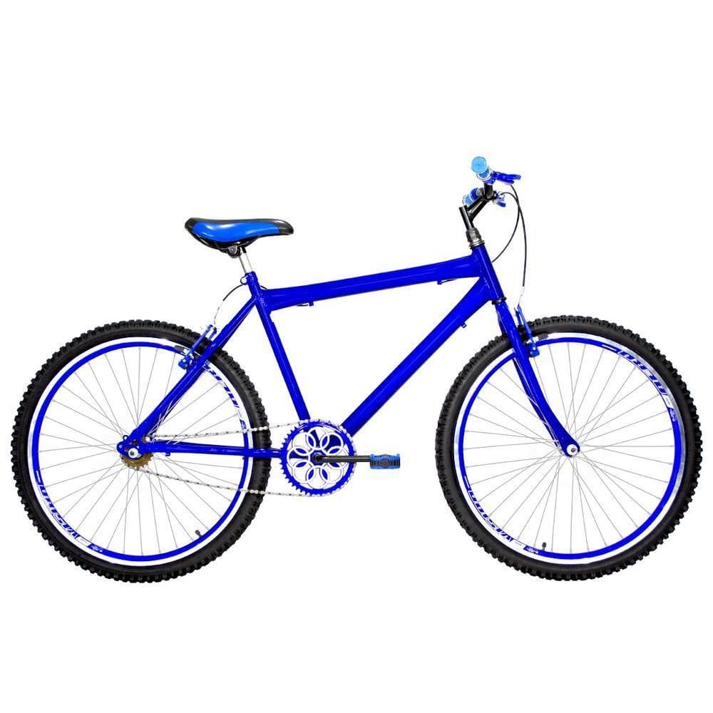 Bicicleta Masculina Aro 26 Mtb Aero Cor Azul
