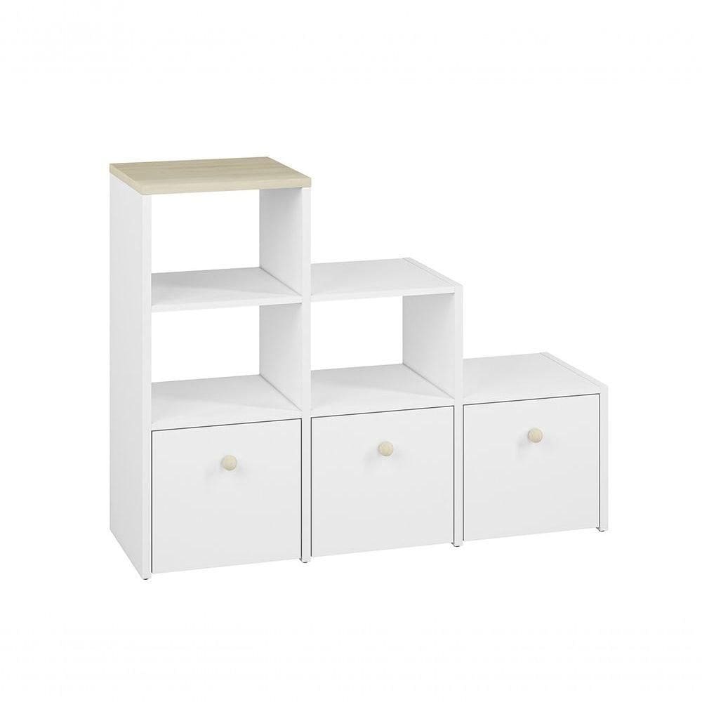 Organizador Infantil De Nichos Colméia E Baús Bart 100% Mdf