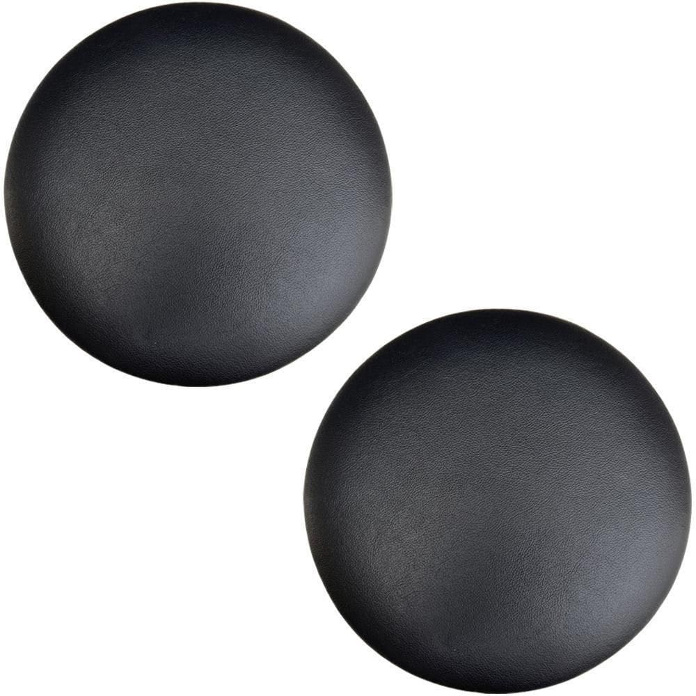 Kit 02 Assentos Redondo Preto 30 Cm