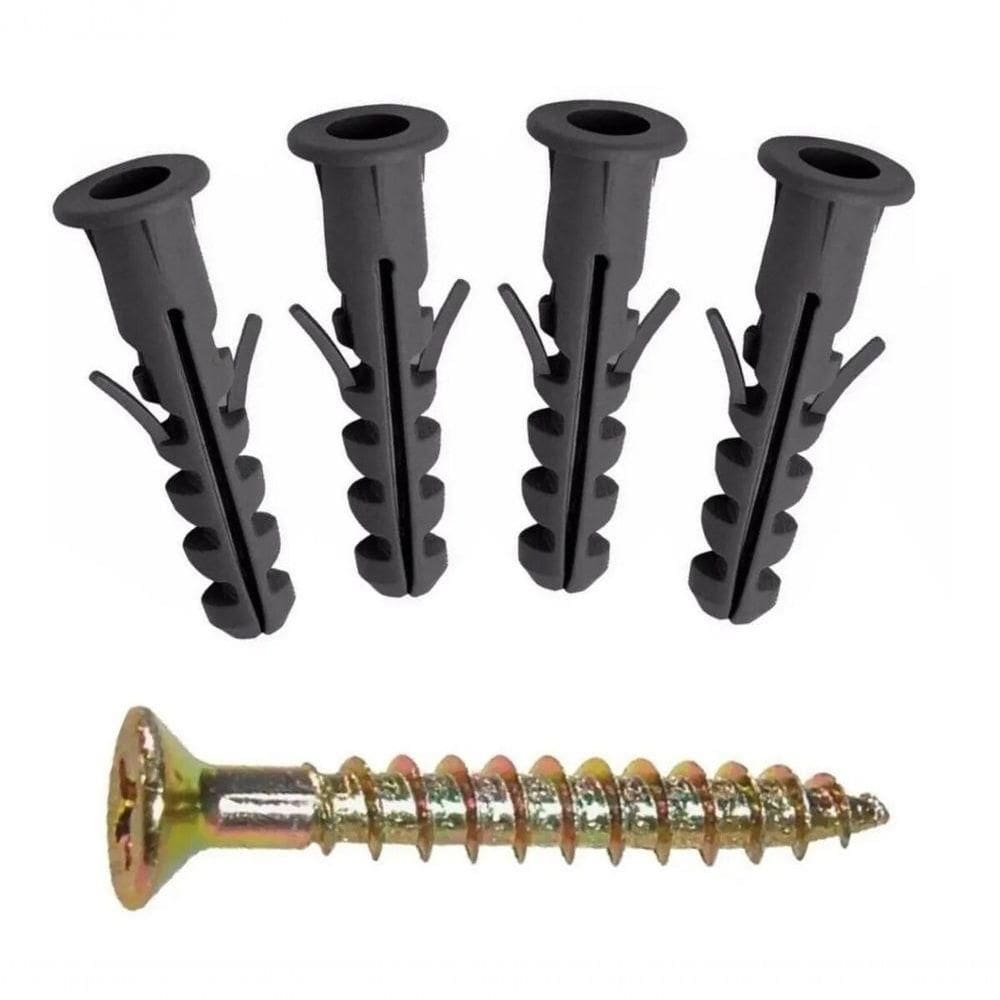 Kit 2 Sacos Com Parafusos Com Buchas Tipos 05 06 08 10 8Mm