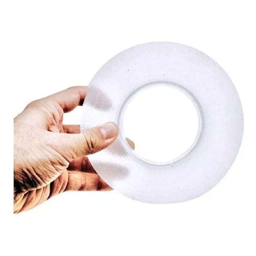 Fita Magica Dupla Face Super Forte Lavavel Gel Auto Colante