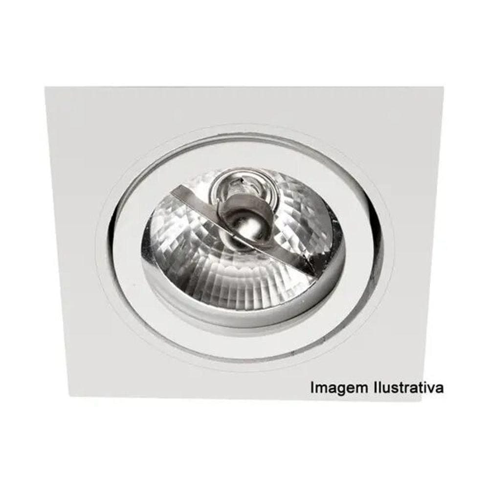 Spot De Embutir Para Lâmpada Ar70 Quadrado Orbital