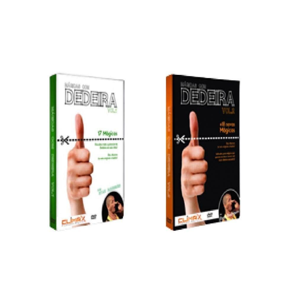 Kit Dvd Dedeira Vol 1 E 2 (35 Mágicas) e Gimmick Fp