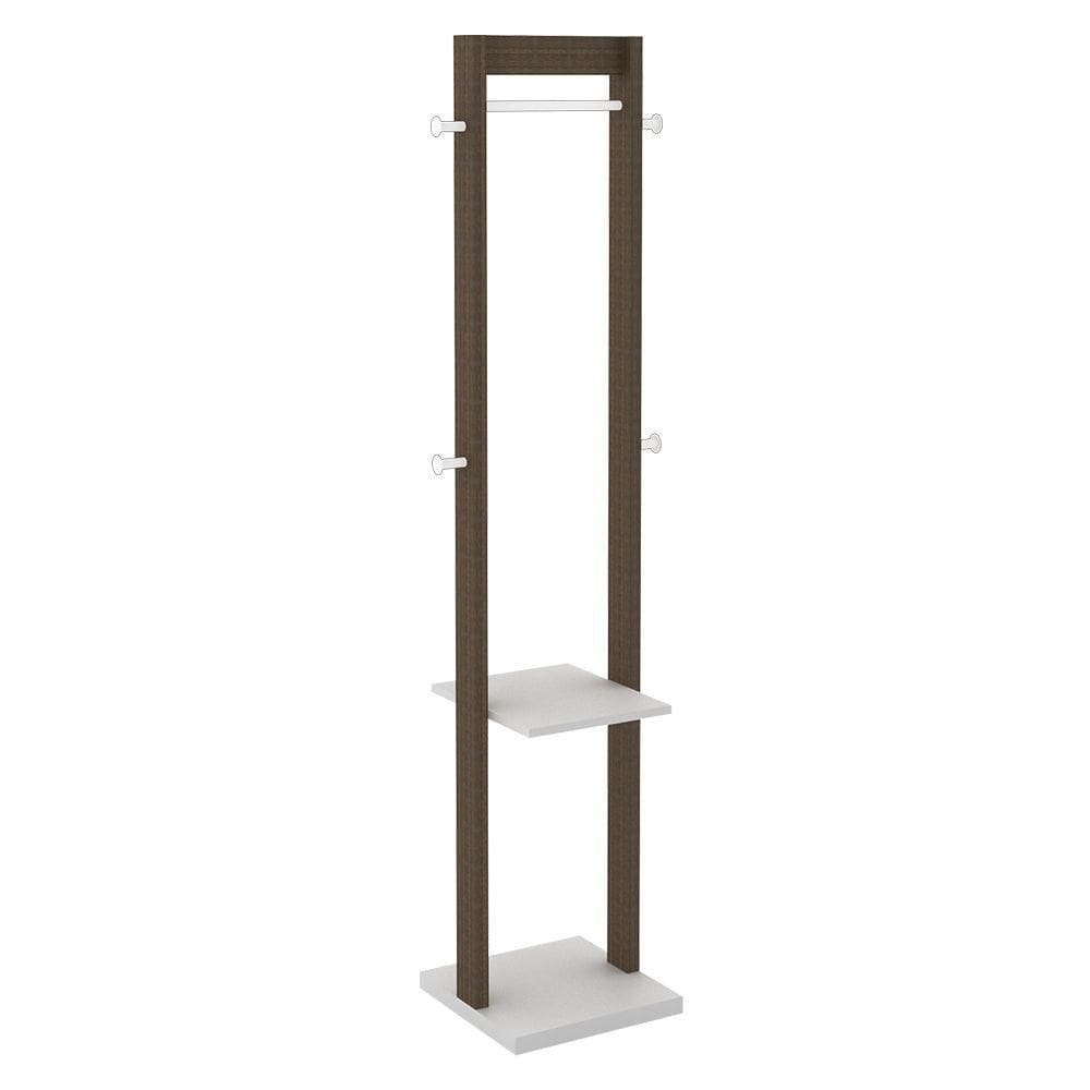 Cabideiro Grande Para Quarto Az1019 Mdp Nogal Branco