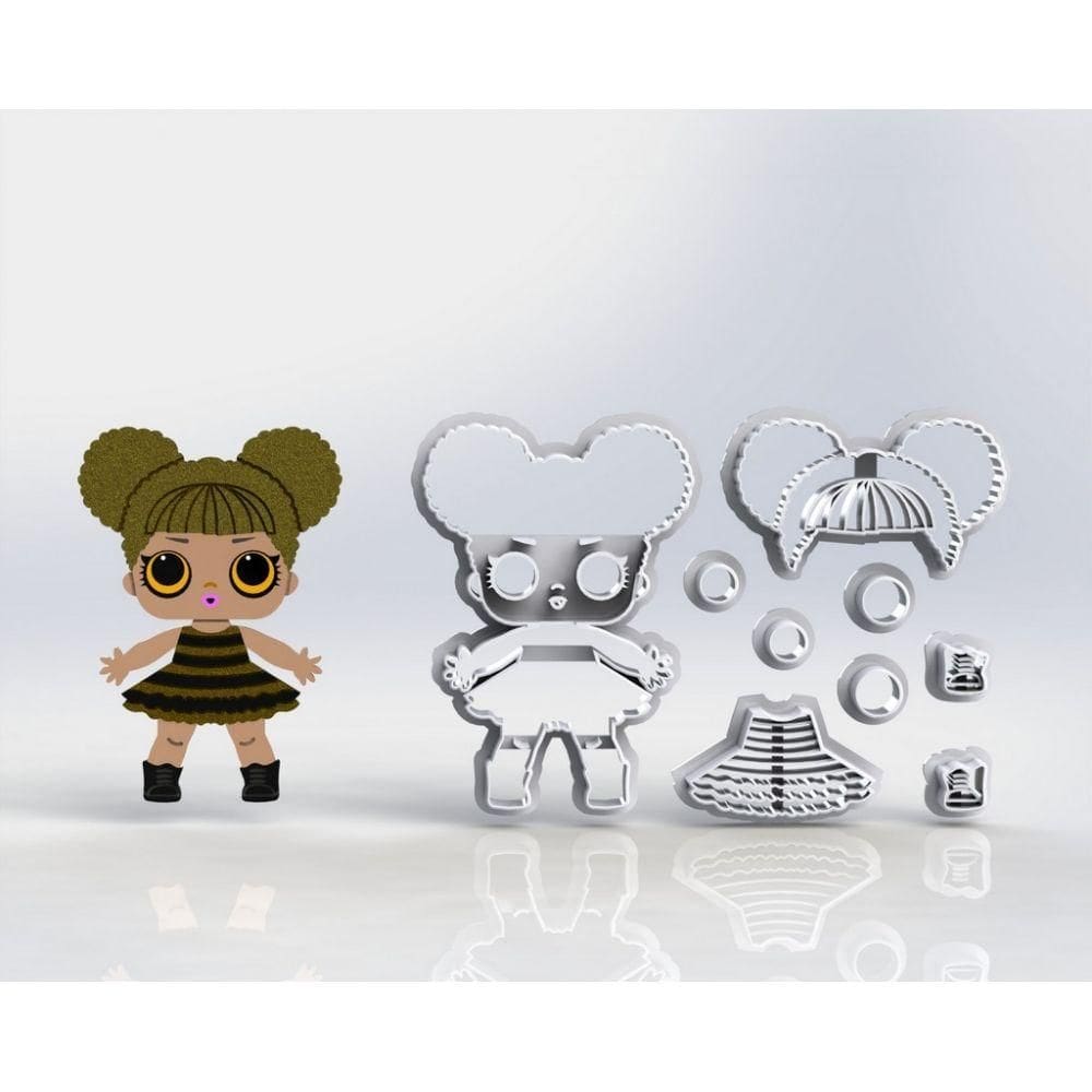 Cortador Lol Queen Bee Modular Tamanho 7cm