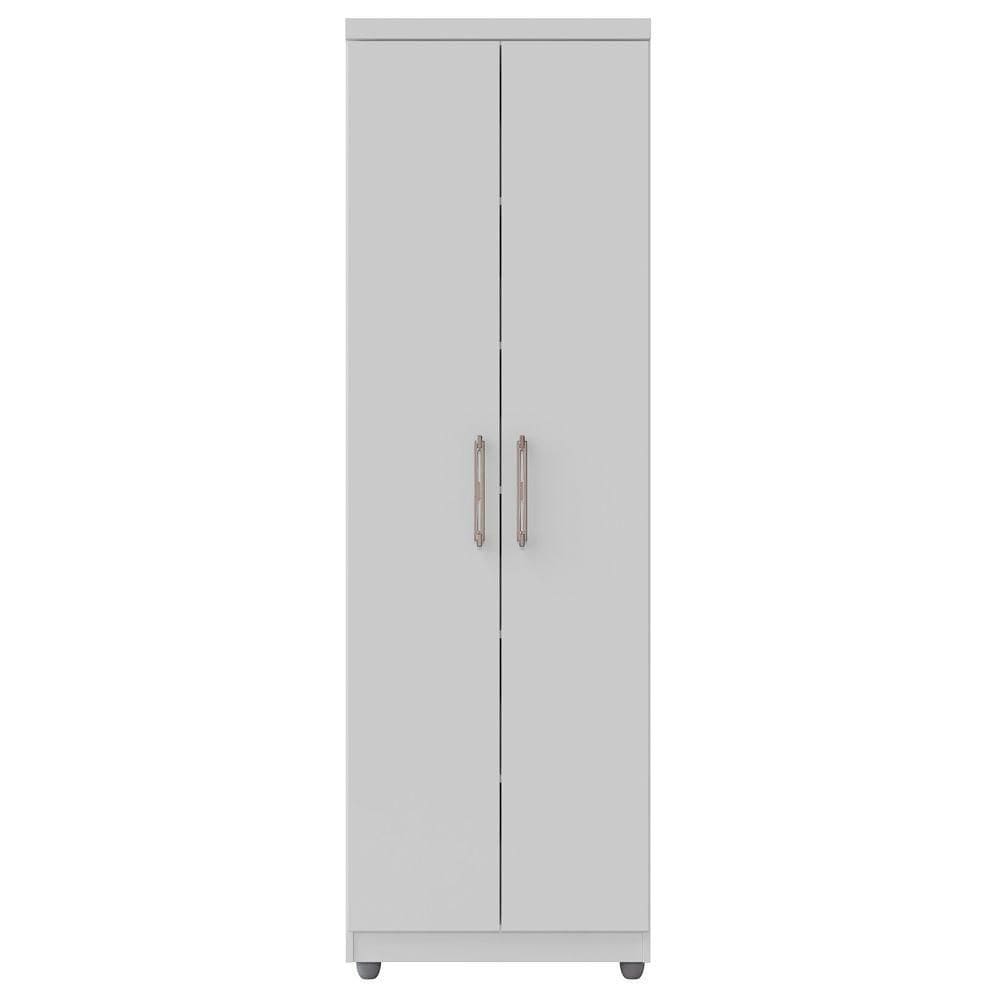 Armário Organizador Multiuso 2 Portas E 6 Nichos Branco
