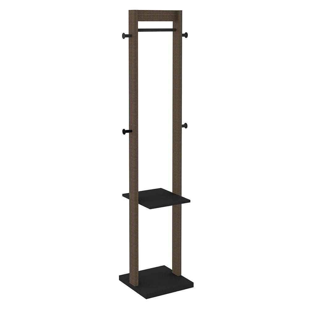 Cabideiro Grande Para Quarto Az1019 Mdp Nogal Preto