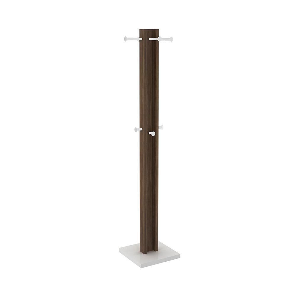 Cabideiro Para Quarto Az1018 Mdp Nogal Branco