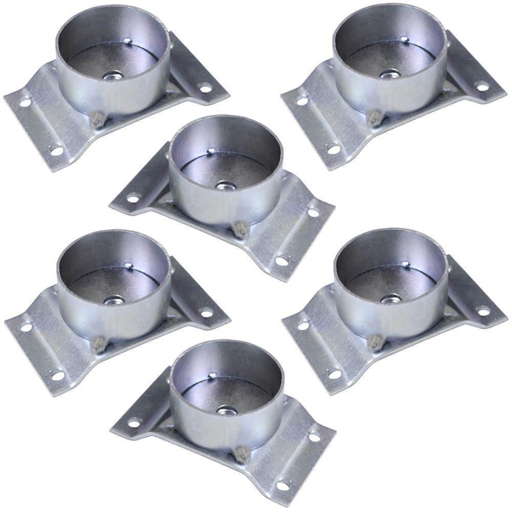 Kit 6 Chapinhas Elevada Com Tubo Fixação Pés Palito Rosca