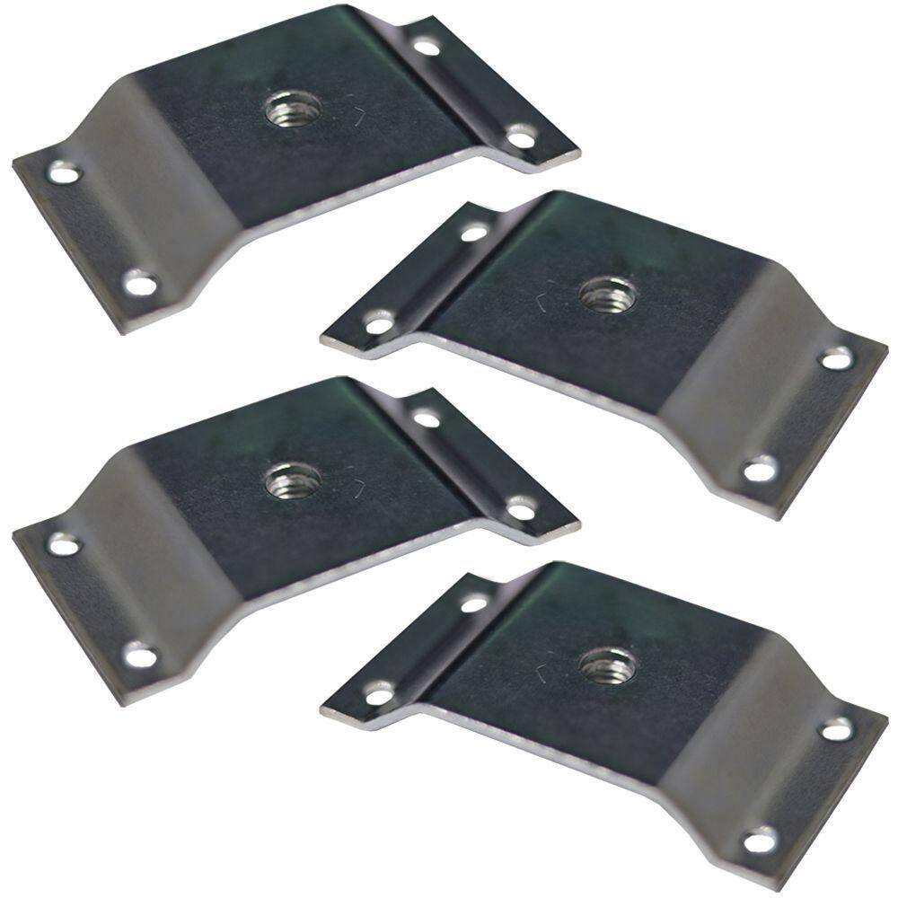 Kit 4 Chapinhas Elevada Fixação Pés Palito Rosca 5 16