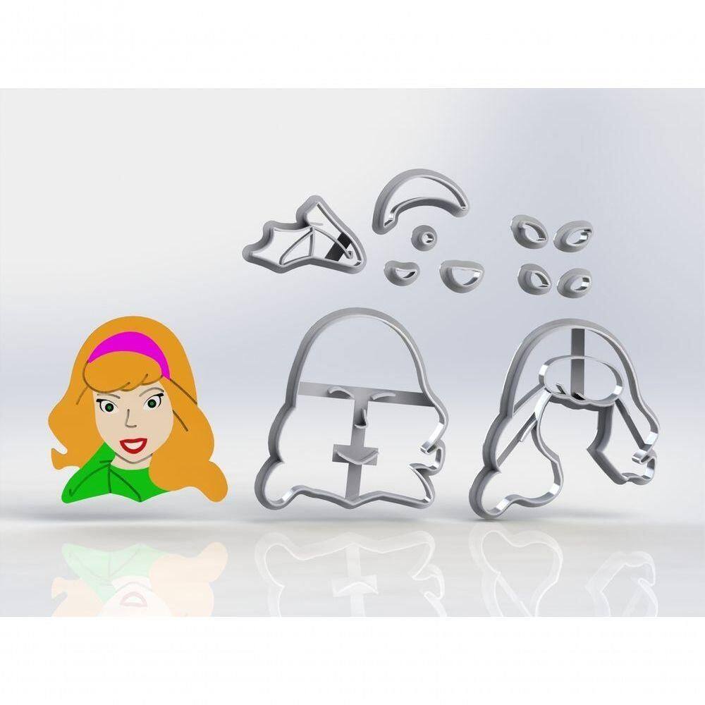 Cortador Scooby Doo- Daphne Modular 6 Cm