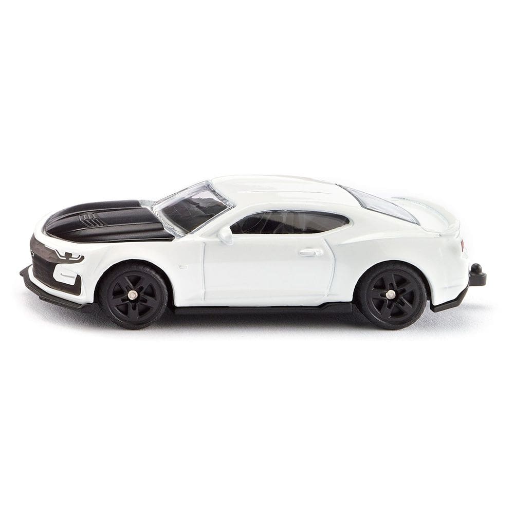 Miniatura Siku Chevrolet Camaro Branco Metal Pneus Borracha