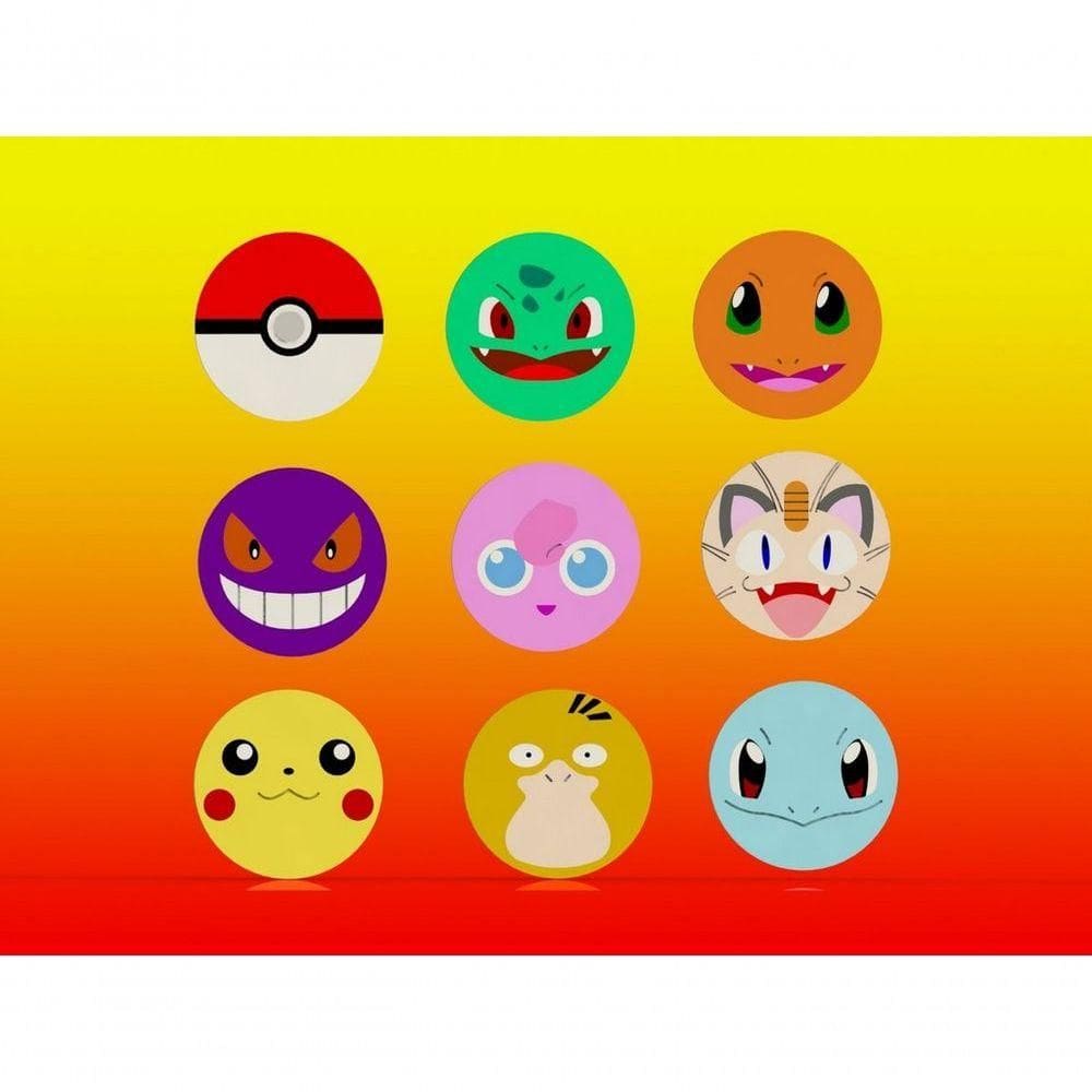 Cortador Kit Pokemon 9 Modelos Modulares 6 Cm